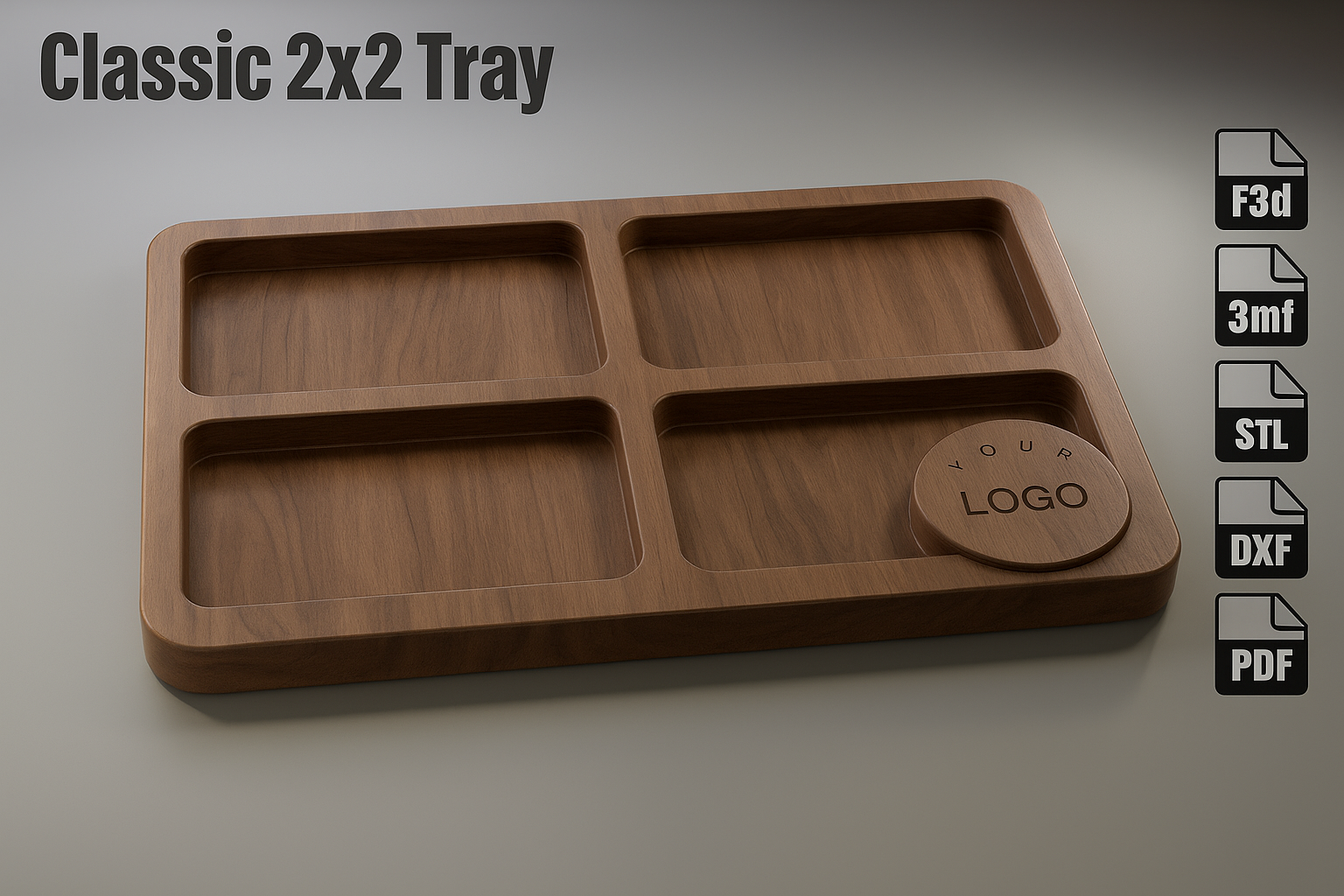 2x2 Tray