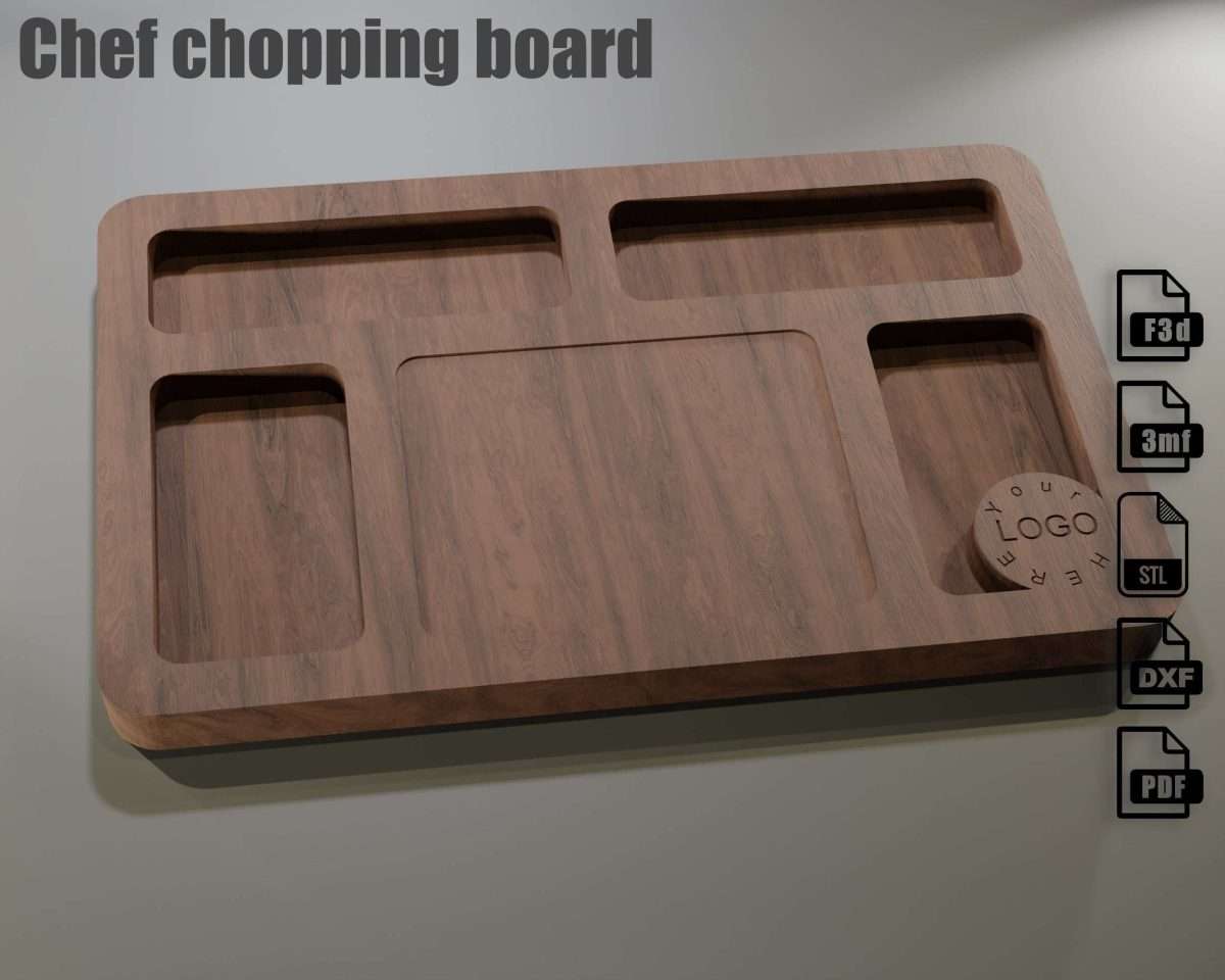 Chef Chopping Board CNC files
