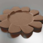 Floral Tray CNC Files for Wood – Fusion 360, STL, DXF, 3MF, PDF Design, Instant Download