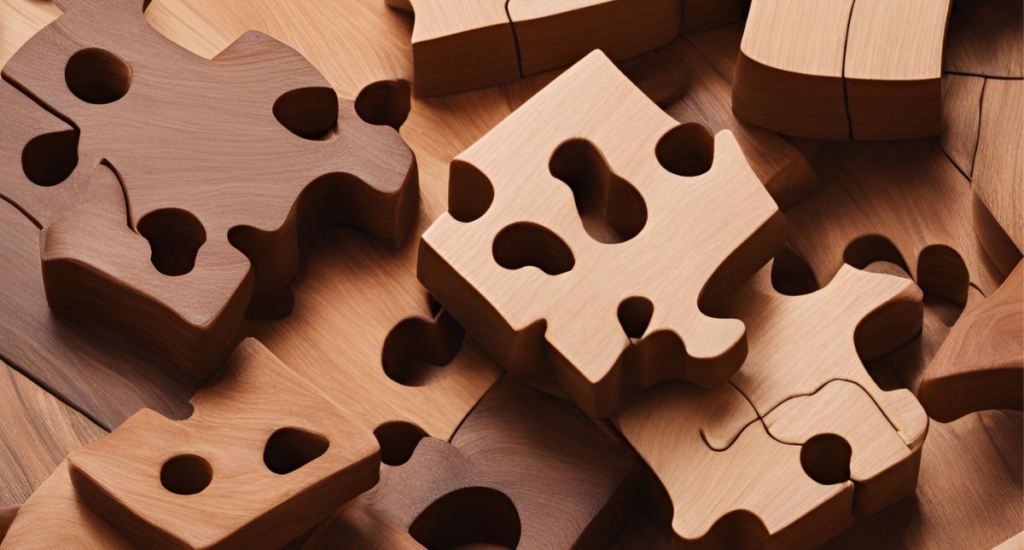 Intrincate Wooden Puzzle
