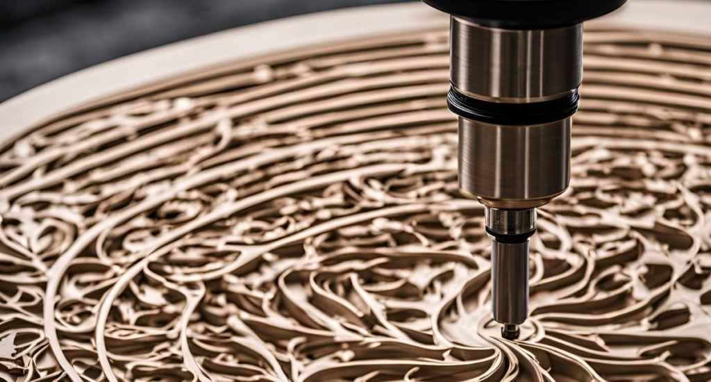 CNC Router carving intricate design