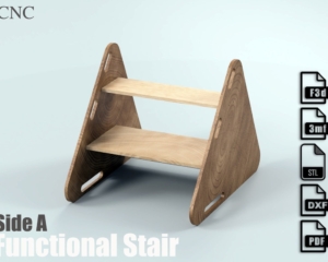 Plywood Child Stairway & Chair Furniture CNC Files