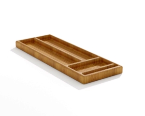 Customizable 3-Section Tea Tray CNC File – Fusion 360, STL, DXF
