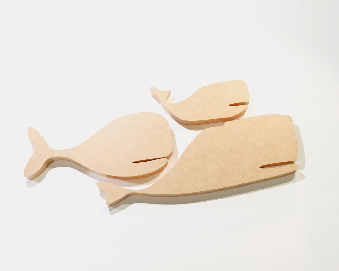 Whale Shape Cutting Board CNC File – Fusion 360, STL, DXF