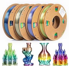 See more about 3D Printer Filament 1.75mm Rainbow PLA Silk Shiny 4 Types Multicolored Fas...