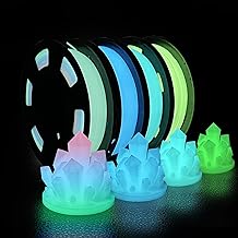 See more about 3D Printer Filament Bundle, Glow in The Dark Filament Multicolor, Green, B...