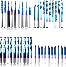 See more about  40PCS Nano Blue Coat End Mill Bits Set 1/8