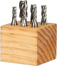 See more about HHIP 8000-0002 4 Flute High Speed Steel End Mill Set, 6 Piece, 3/8