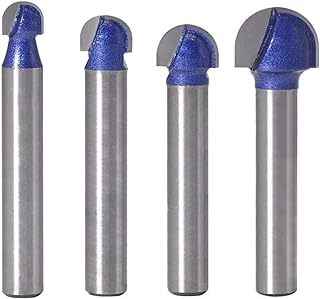 See more about Wolfride 4pcs Core Box Router Bit 1/4 Inch Shank Round Nose Cove Box Route...