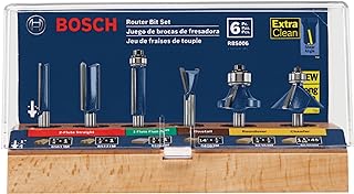 See more about BOSCH RBS006 6-Piece 1/4 In. Shank Carbide-Tipped Multi-Purpose Router Bit...