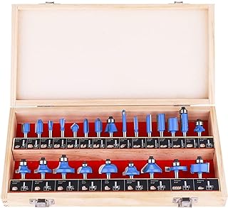 See more about KOWOOD Router Bits Sets of 24A Pieces 1/4 Inch Shank Router Bit Set T Shap...