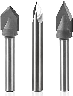 See more about  3-Piece V Groove Router Bit Set (2) 60-Degree (1/4