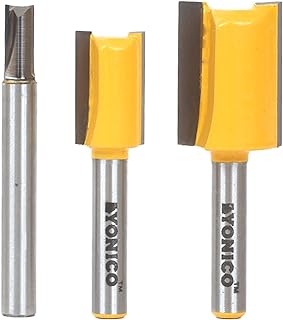 See more about YONICO Router Bits Set Dado Straight Bit Undersize Plywood 3 Bit 1/4-Inch ...