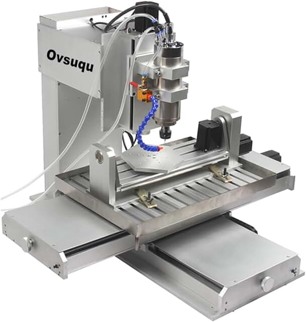 Ovsuqu CNC 6040 5 axis CNC Router Engraving Machine 2200W Spindle water co...