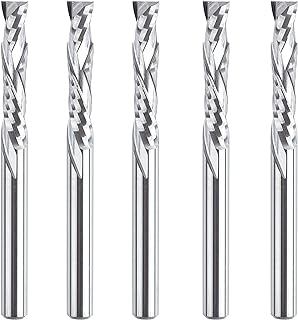 SpeTool 5Pcs Carbide Compression Router