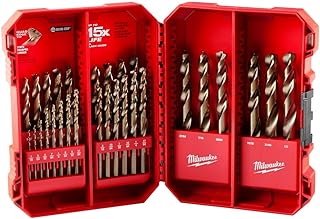 See more about Milwaukee Electric Tools 48-89-2332 29Pc Cobalt Helix Drill Bit Set, Red