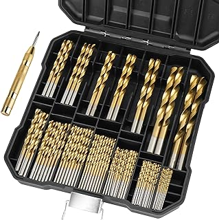 See more about TICONN 99PCS Titanium Coated Drill Bit Set, 135 Degree Tip HSS Bits Kit wi...