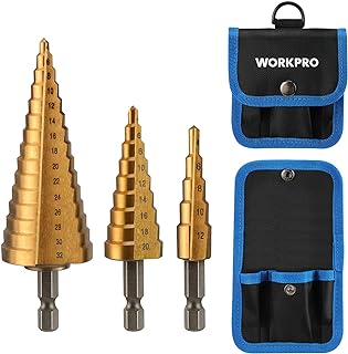 See more about WORKPRO 3-Piece Step Drill Bit Set, 1/4