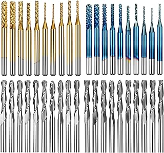 See more about 40Pcs End Mill CNC Router Bits, 1/8