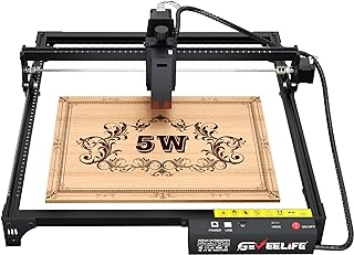 See more about GEVEELIFE 5.5W Laser Engraver, 48W Laser Cutter Large Engrave Area 400x400...