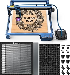 See more about SCULPFUN S30 Pro 10W Laser Engraver with Auto Air Assist & and Honeycomb L...